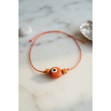 Rafiel Handmade Bohem Turuncu Nazar Kolye