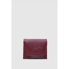 Shule Bags Leya Ayna ve Ruj Cepli Kadın Cüzdan Bordo
