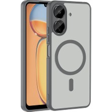 Roketcim Xiaomi Poco C65 Kılıf M-Safe Şarj Özellikli Babet Kapak