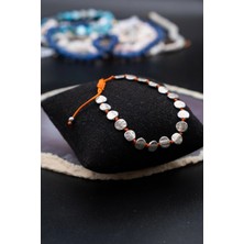 Serenite Collection Rock Gümüş Kaplama Turuncu Bronz Bileklik