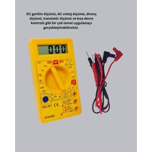 Masa Dostu LCD Ekranlı Dijital Ölçü Aleti Ev ve Atölye Kullanımı Yeni Nesil Tdms-07