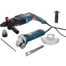 Zemira Gbh 240 Kırıcı + Gws 750-125 S Avuç Taşlama Makinesi-Devir Ayarlı
