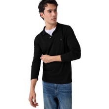 Guess Logo Yamalı Polo Sweat M6YP36K4395
