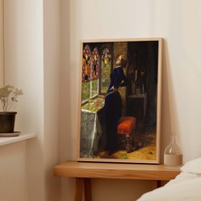 Pegziz Mariana Tablosu | Klasik Sanat Çerçeveli Duvar Dekoru