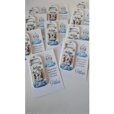 Ufuk Çizgisi Atlı Karınca Temalı Erkek Bebek Açacak Hediyelik Magnet 20 Li Paket