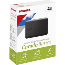 Toshiba 4tb Canvio Basic 2.5" Gen1 USB 3.2 Harici Harddisk (HDTB540EK3CA)