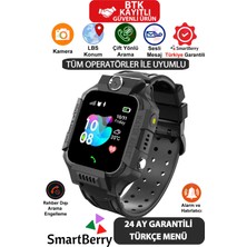 St. Morritz Z2 Lbs Konumlu Akıllı Çocuk Takip Saati Sim Kartlı Arama, Kameralı, Gizli Dinleme Özellikli -Siyah