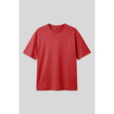 Air Jones Fiesta %100 Pamuk Kalın Yumuşak Dokulu Oversize Fit Basic Erkek T-Shirt - 88353