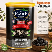 Toptancı Amca Zeytin Efe Emre Gemlik Zeytinleri Xl Özel Iri Seçme Az Tuzlu Premium Zeytin 800 gr