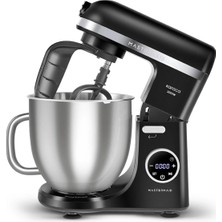 St. Morritz Mastermaid Chef Ultra D2000W Dijital Ekranlı Hamur Yoğurma Makinesi Black 7l