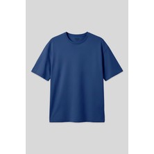 Parlament Pamuklu Kalın Yumuşak Dokulu Oversize Fit Basic Erkek T-Shirt - 88377