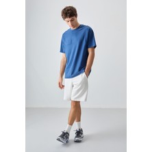 Air Jones Parlament Pamuklu Kalın Yumuşak Dokulu Oversize Fit Basic Erkek T-Shirt - 88378