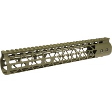Delta Armory Airsoft El Kundağı Freya A21 M-Lok Olıve Haki 200GRAM 31CM (10INCH) Handguard