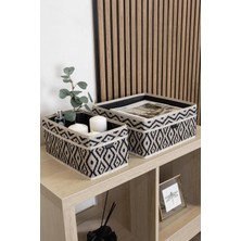 St. Morritz Bohe 2'li Set Çekmece ve Raf Düzenleyici Organizer
