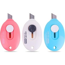 Motto Ticaret PM-14375 Çelik Bıçaklı Mini Tekli Falçata Maket Bıçağı