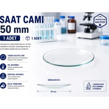 Labolist Saat Camı 50 mm 1 Adet