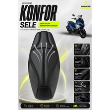Sulaite Motosiklet Konfor Sele Kılıfı Volta Rsx7 Uyumlu Visco Süngerli Sele Pedi