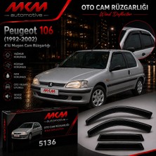 Mkm Peugeot 106 4'lü Mugen Cam Rüzgarlık Seti