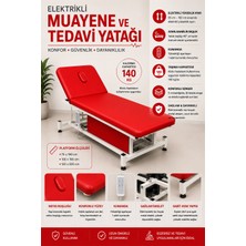 Tagesan TK-509/4 Çift Motorlu Manipülasyon Yatağı Krımızı 75X190 cm | Elektrikli Fizik Tedavi ve Rehabilitasyon Masası