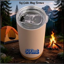 Igloo Uyguna-Yakala 500 Ml-Bej Çelik TERMOS-ERM.149