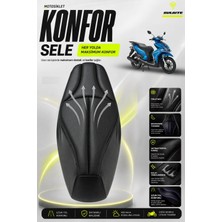 Sulaite Motosiklet Konfor Sele Kılıfı Kanuni Resa Uyumlu Visco Süngerli Sele Pedi