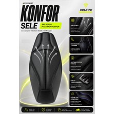 Sulaite Motosiklet Konfor Sele Kılıfı Arora Safari Pro Uyumlu Visco Süngerli Sele Pedi