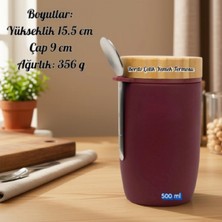 Igloo Uyguna-Yakala 500 ml Bordo Çelik Yemek TERMOSU-ERM.205