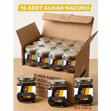 Alman Macunu 15 Kavanoz x 240 gr ( 1 Koli ) Bitkisel Besin Ginsengli & Epimedyumlu Mesir
