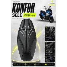 Sulaite Motosiklet Konfor Sele Kılıfı Revolt Rs7 Uyumlu Visco Süngerli Sele Pedi