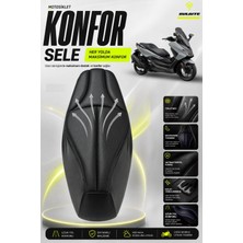 Sulaite Motosiklet Konfor Sele Kılıfı Honda Forza Uyumlu Visco Süngerli Sele Pedi