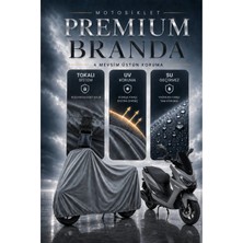 Sulaite Motosiklet Brandası Rks Newlight Motor Brandası Su Geçirmez Uv Koruma Kalın Kumaş Motor Örtüsü Gri