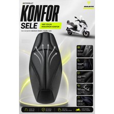 Sulaite Motosiklet Konfor Sele Kılıfı Sym Joyride 300 Uyumlu Visco Süngerli Sele Pedi