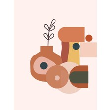 Bohem Minimalist Çizgisel Kanvas Tablo 0024