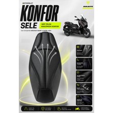 Sulaite Motosiklet Konfor Sele Kılıfı Yamaha Xmax Uyumlu Visco Süngerli Sele Pedi
