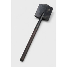 Karbon Çelik Kamp Küreği Gürgen Ahşap Saplı Toprak ve Bahçe Küreği 74 Cm| Tanto Bushcraft