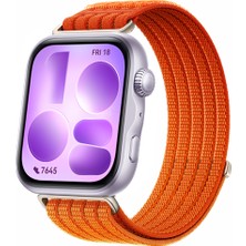 Sneezy Huaweı Watch Fıt 5 Uyumlu Dokuma Kordon Ayarlanabilir Spor Kordon
