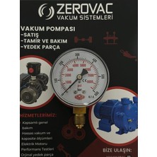 St. Morritz 0-600 Bar Çap Ø63 mm Alttan Bağlantılı Kuru Tip Manometre
