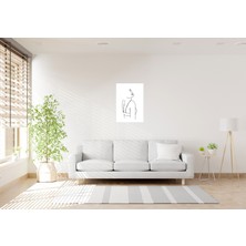 Bohem Minimalist Çizgisel Kanvas Tablo 0088