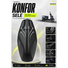 Sulaite Motosiklet Konfor Sele Kılıfı Falcon Mocco 50 -125 Uyumlu Visco Süngerli Sele Pedi