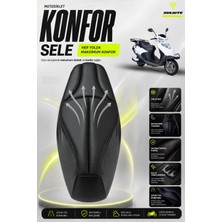 Sulaite Motosiklet Konfor Sele Kılıfı Altai Carrier 110/125 cc Uyumlu Visco Süngerli Sele Pedi