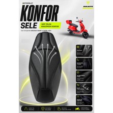 Sulaite Motosiklet Konfor Sele Kılıfı Kuba Azure 50 - 50 Pro Uyumlu Visco Süngerli Sele Pedi