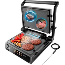 Cecotec Rock'ngrill 2000 Smash Perfectcook Tost Makinesi - Siyah - 2000 Watt