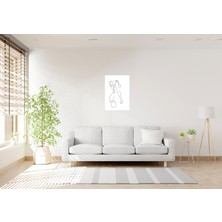 Bohem Minimalist Çizgisel Kanvas Tablo 0278