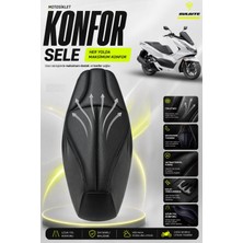 Sulaite Motosiklet Konfor Sele Kılıfı Honda Pcx Uyumlu Ultra Konforlu Visco Süngerli Sele Pedi