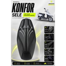 Sulaite Motosiklet Konfor Sele Kılıfı Arora Special Uyumlu Visco Süngerli Sele Pedi