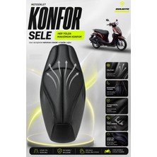Sulaite Motosiklet Konfor Sele Kılıfı Yamaha Delight Uyumlu Visco Süngerli Sele Pedi