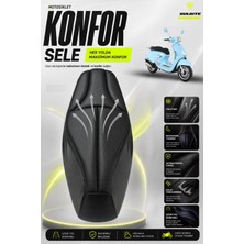 Sulaite Motosiklet Konfor Sele Kılıfı Rks Bitter 50CC ve 125CC Uyumlu Sele Pedi Su Geçirmez .