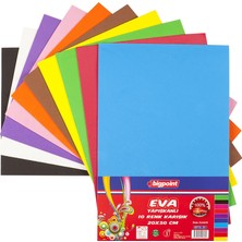 Bigpoint Yapışkanlı Eva 20X30CM Karışık 10 Renk