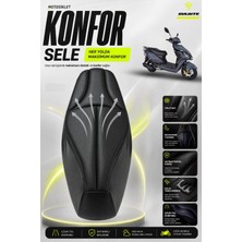 Sulaite Motosiklet Konfor Sele Kılıfı Arora Quantum 50 - 125 Uyumlu Visco Süngerli Sele Pedi