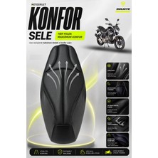 Sulaite Motosiklet Konfor Sele Kılıfı Mondial Drift L Uyumlu Visco Süngerli Sele Pedi